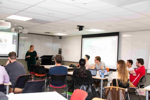 People in a storyboarding workshop